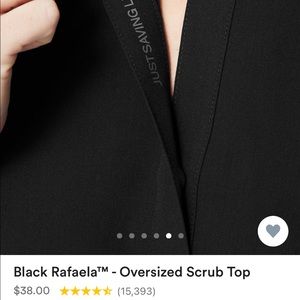 Figs XXS Rafaela Top Black